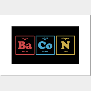 Bacon Chemistry Posters and Art